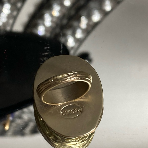 Chico's Hannah Multi-Strand Necklace & Ring Set Size 8 - Picture 5 of 8